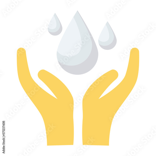 nature and ecology hand and donation