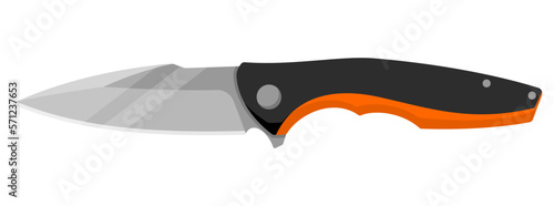 Jackknife. Cute jackknife isolated on white background. Vector illustration