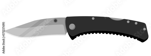 Jackknife. Cute jackknife isolated on white background. Vector illustration