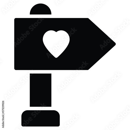 wedding sign post and directions