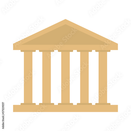 ancient greek temple and buildings