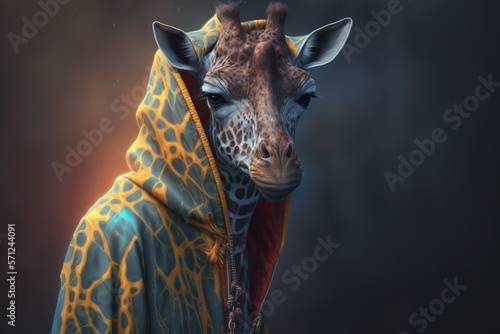 Style modern giraffe