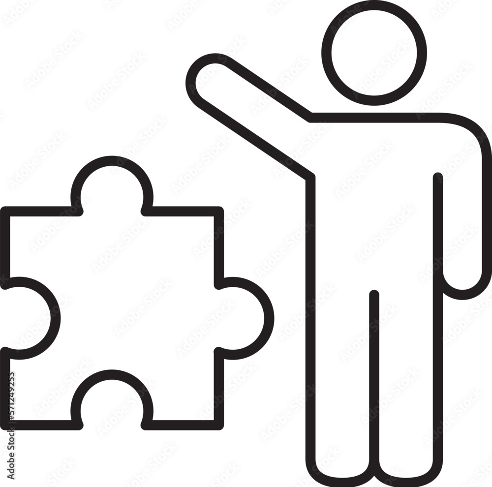 Obraz premium business solution icon