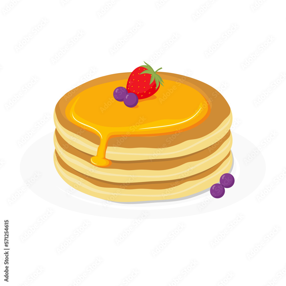 Pancake Illustration