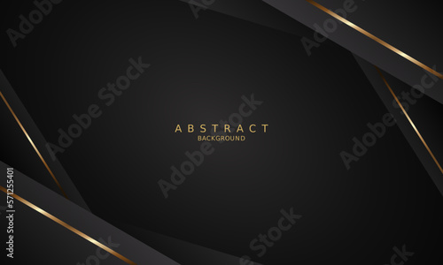 dark black luxury premium background and gold line.