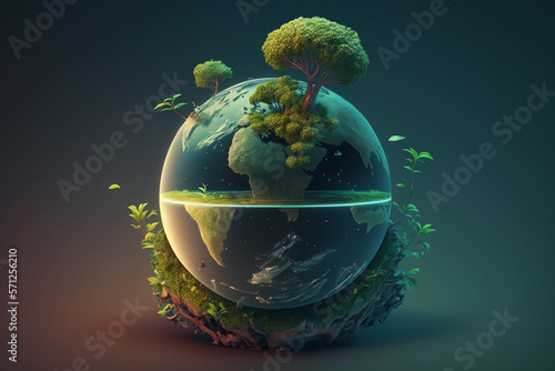 earth in the grass