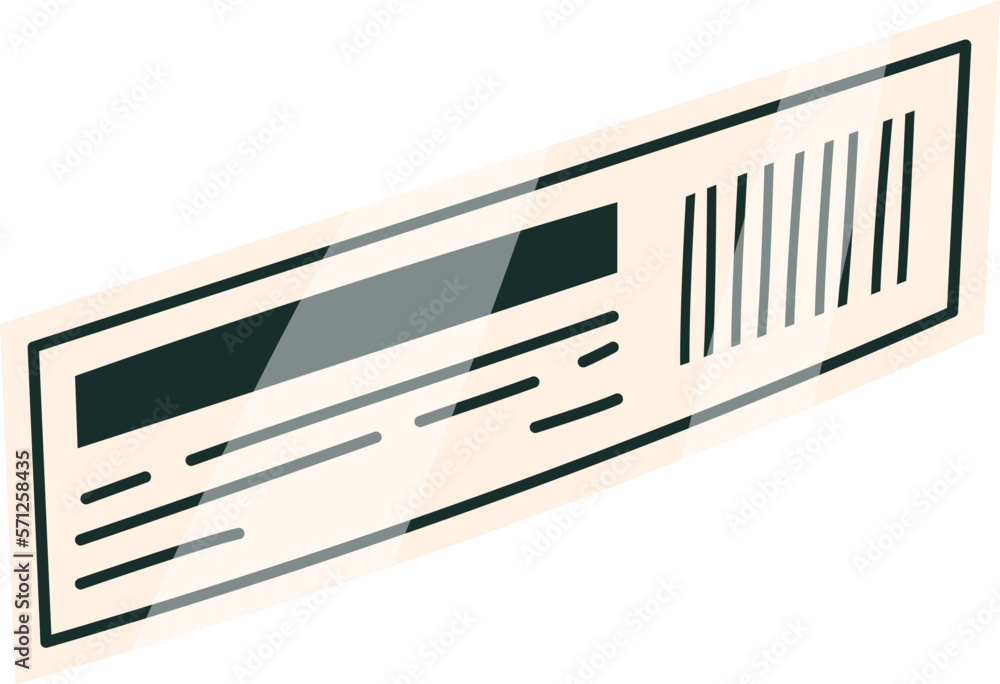 Delivery note flat icon Cartoon cardboard box Delivery Delivery note flat icon Cartoon cardboard box Delivery
