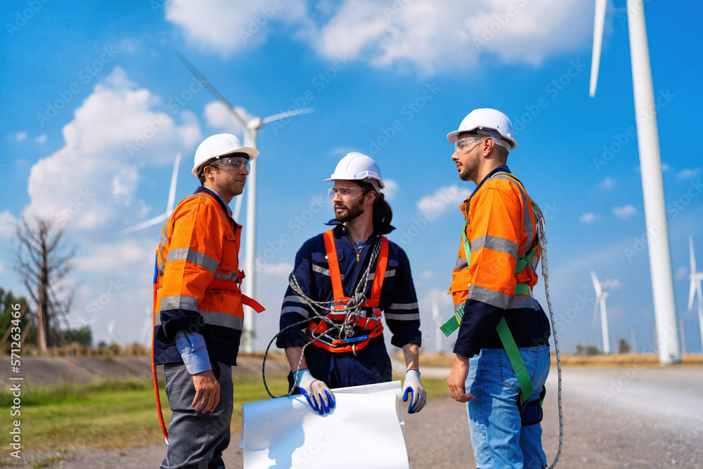 Wind turbine service engineer plan for inspection and maintenance renewable electricity generator Wind turbine service engineer plan for inspection and maintenance renewable electricity generator