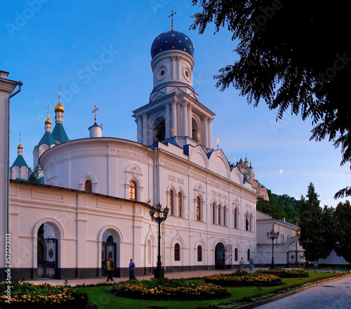 Svyatogorsk. Dormition Svyatogorsk Lavra. Church of the Intercession of the Holy Mother of God. Donetsk region. Ukraine. Europe.
