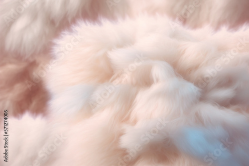Soft pastel colored fur textured generative background