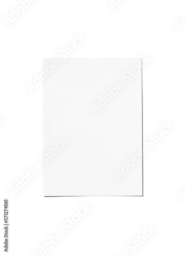 A4 / A5 Flyer Blank White, cover Of Magazine, Book, Booklet, Brochure. © Baurzhan I