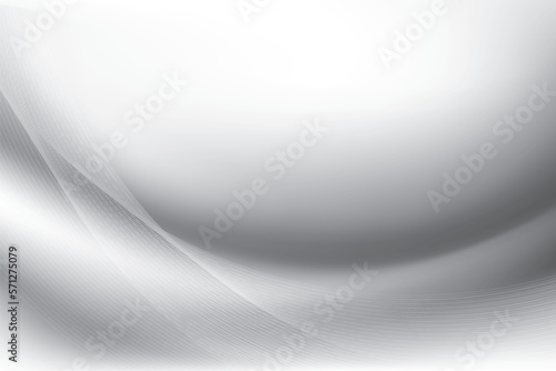 Abstract  white and gray color, modern design stripes background with wave element. Vector illustration.