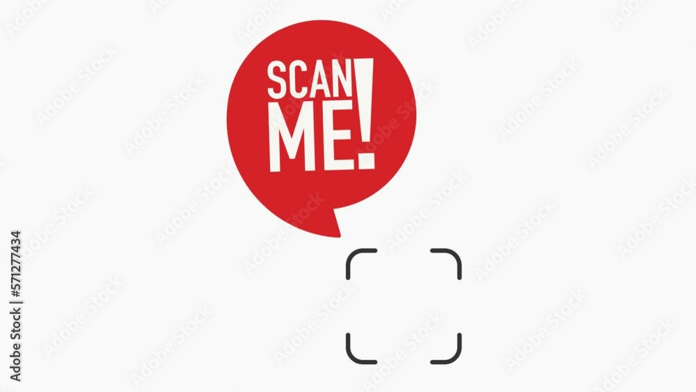 QR code for smartphone. Inscription scan me with smartphone icon. Qr code for payment. Motion graphics. QR code for smartphone. Inscription scan me with smartphone icon. Qr code for payment. Motion graphics.