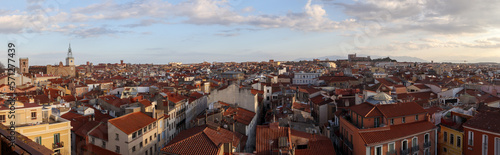 Panorama de Perpignan vu du Castillet, panoramic view of the city from a tower