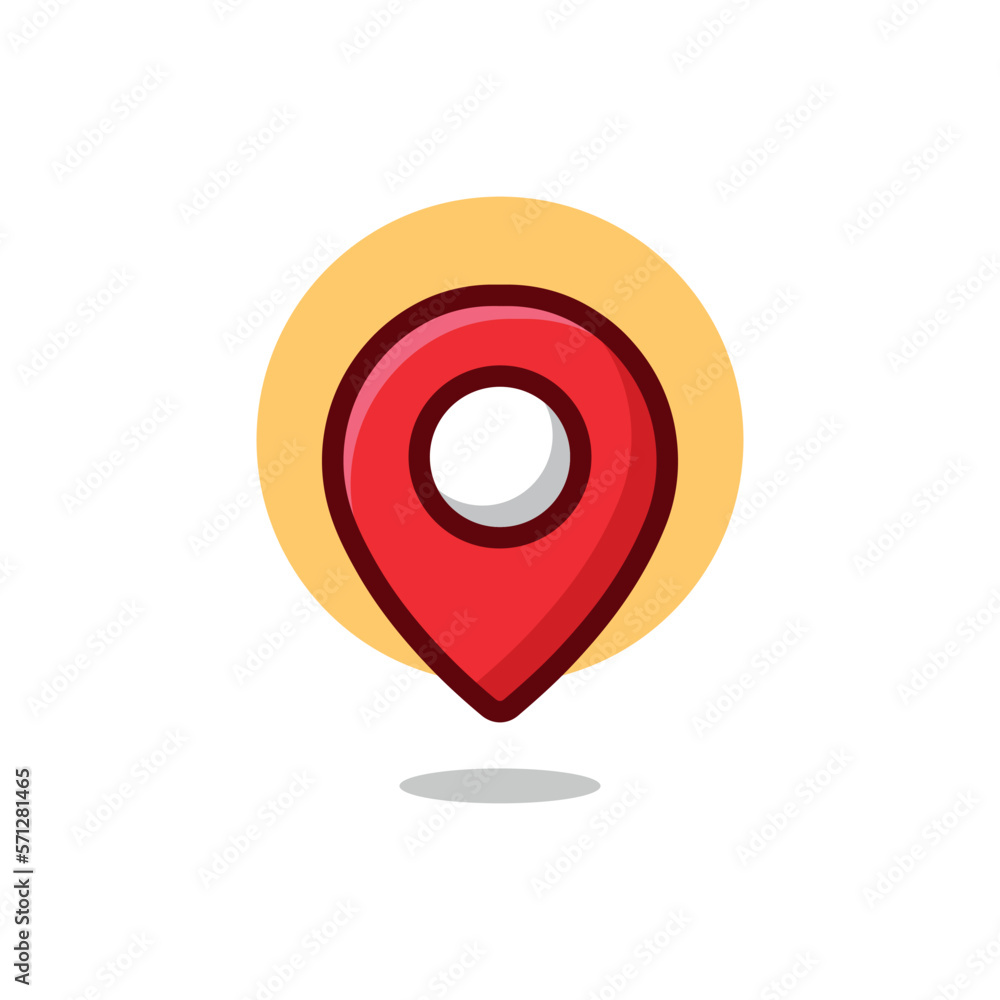 Location pin vector icon . Location pin vector icon .