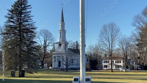 Green Battle, Revolutionary Monument, Buckman Tavern and Minuteman Statue Located in the Common of Lexington, MAMy Movie photo