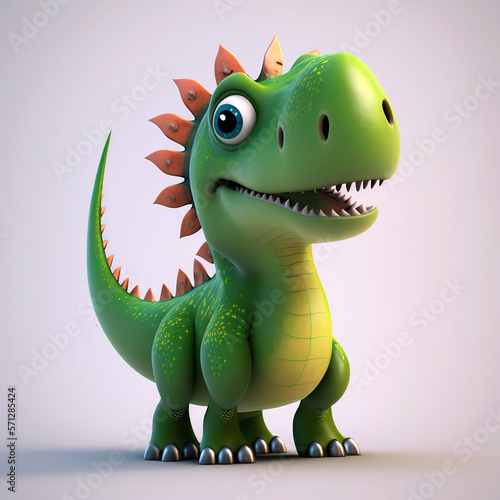 dinosaur 3d toy   generative ai