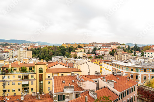 View of the castle of San Giusto in Trieste, Friuli Venezia Giulia - Italy