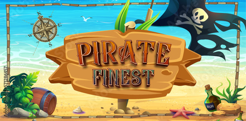 Pirate Finest editable text effect