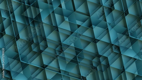 3D Futuristic Abstract geom...