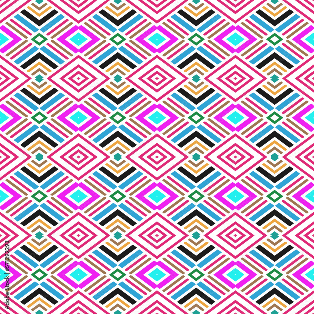 Abstract ethnic rug ornamental seamless pattern.Perfect for fashion, textile design, cute themed fabric, on wall paper, wrapping paper and home decor. Abstract ethnic rug ornamental seamless pattern.Perfect for fashion, textile design, cute themed fabric, on wall paper, wrapping paper and home decor.