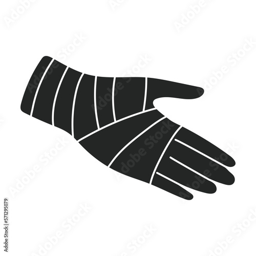 Bandage vector cartoon icon. Vector illustration band on white background. Isolated cartoon illustration icon of bandage .