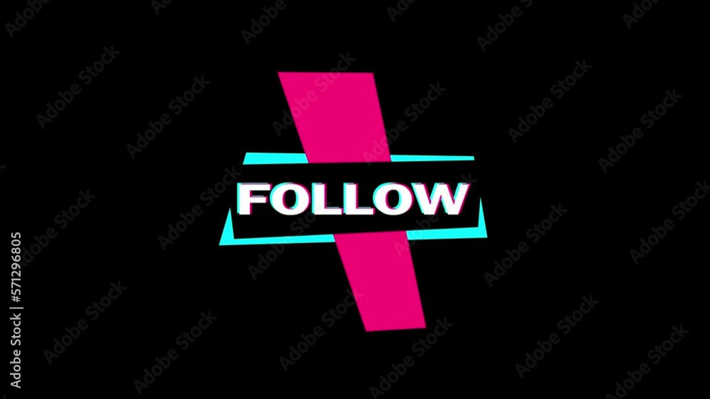 Follow. Abstract animation movie in the style of a popular social network. Flat style. Video Follow. Abstract animation movie in the style of a popular social network. Flat style. Video