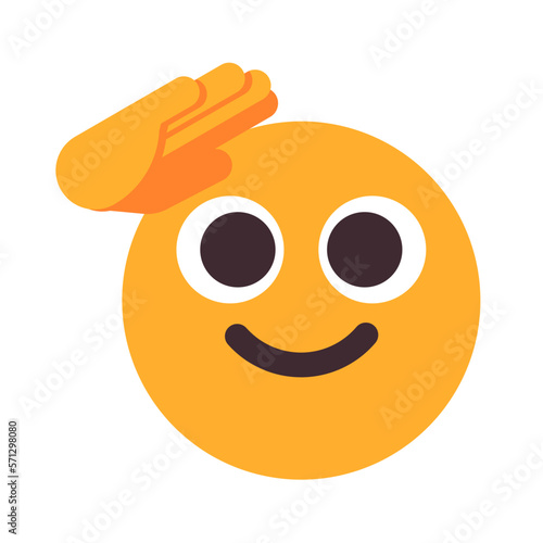 Emoji- Vector Smiley Face Fototapet