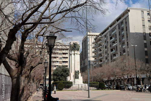 View of Piazza della Vittoria (Victory Square) in the city of Taranto, Puglia, Italy photo