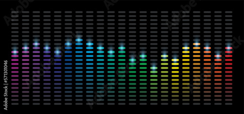 Digital equalizer or equaliser symbol. pulse musical. Music sound wave mixer. music soundwave diagram. Volume level. Music audio frequency, voice line waves, electronic radio signal. Record icon. Rays