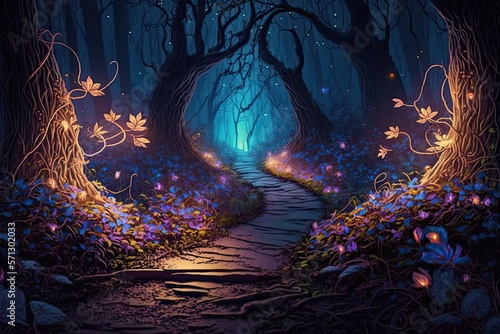 Path Through a Colorful Fai...