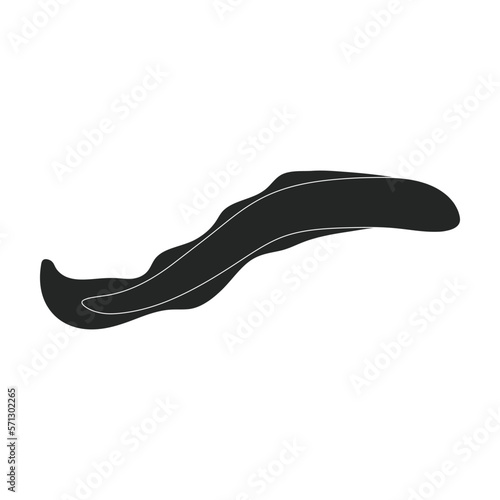Plankton vector icon.Black vector icon isolated on white background plankton.