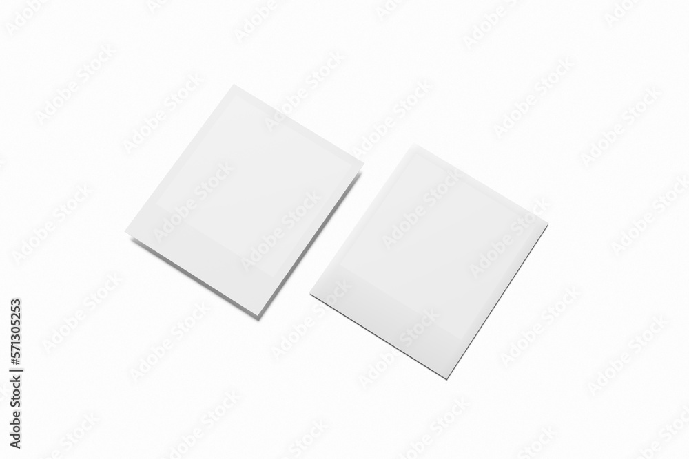 Blank Instan Photo Mockup Blank Instan Photo Mockup