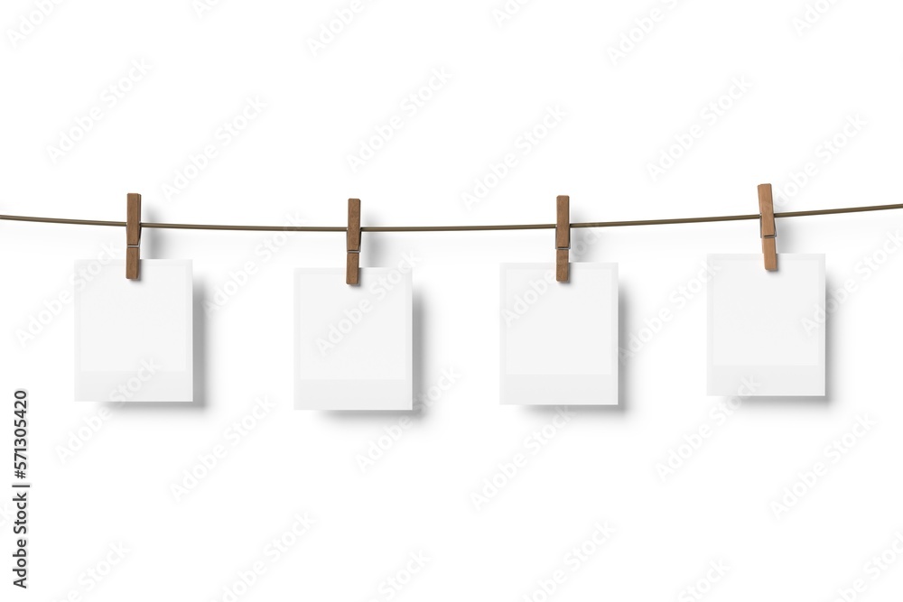 Blank Instan Photo Mockup Blank Instan Photo Mockup