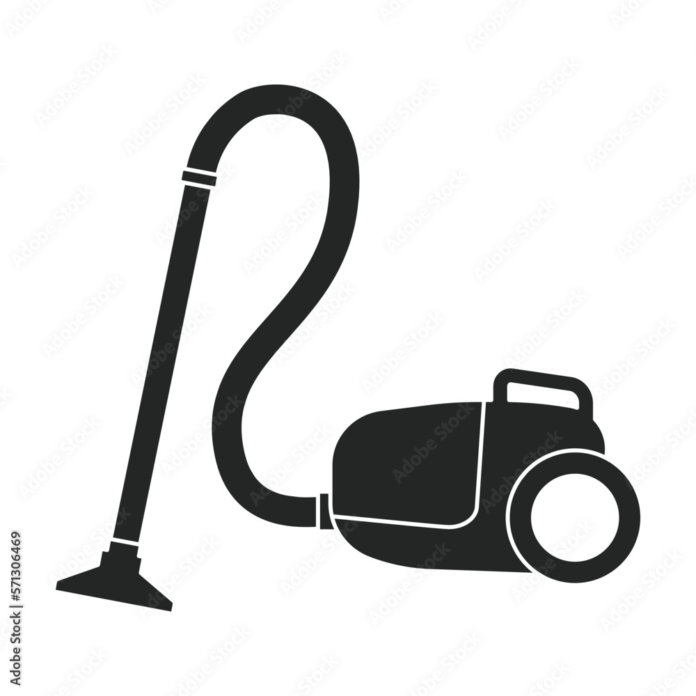 Vacuum cleaner vector black icon. Vector illustration electric vacuum on white background. Isolated black illustration icon of cleaner. Vacuum cleaner vector black icon. Vector illustration electric vacuum on white background. Isolated black illustration icon of cleaner.