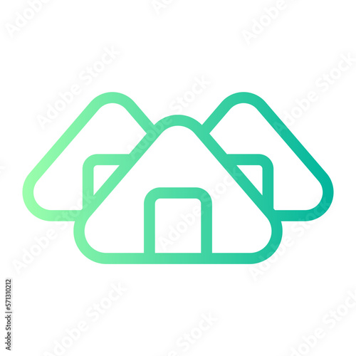 onigiri gradient icon