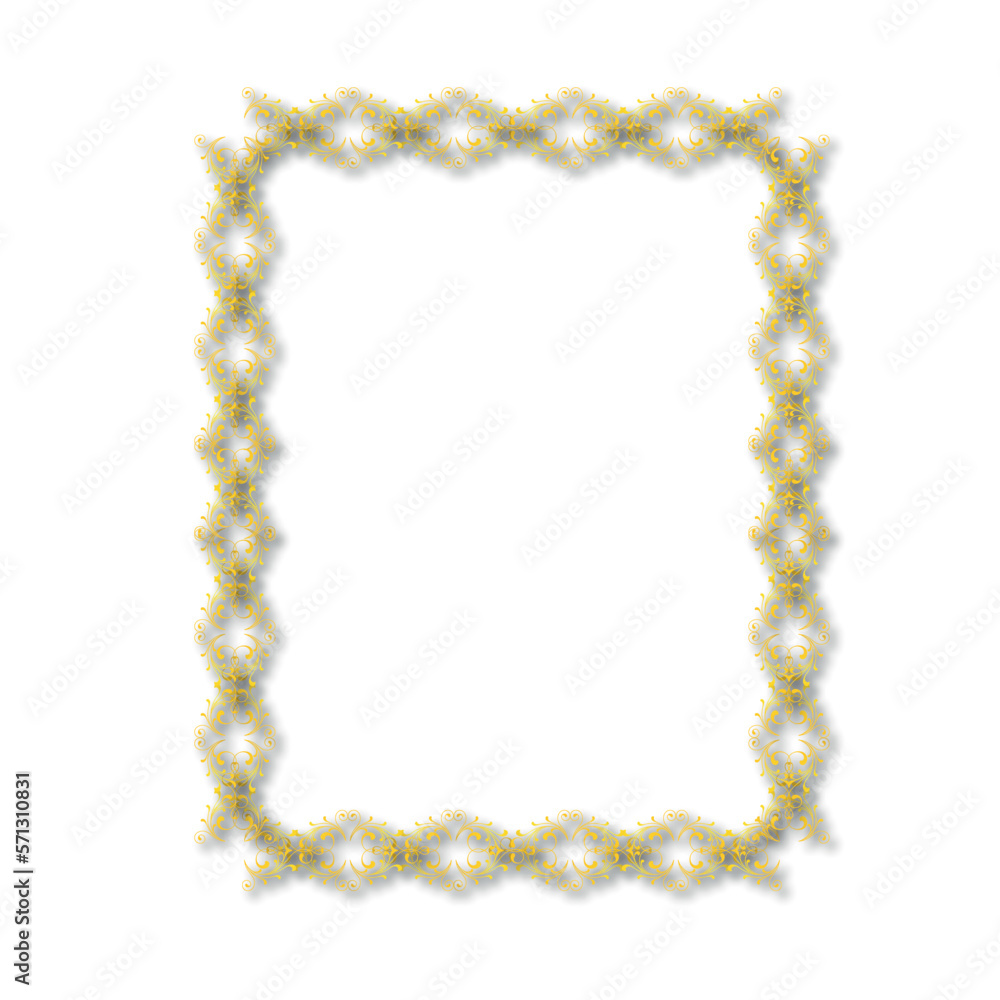 Obraz premium frames in vintage style with elements of ornament, art, pattern, background, texture, Vector illustration eps 10, Art.