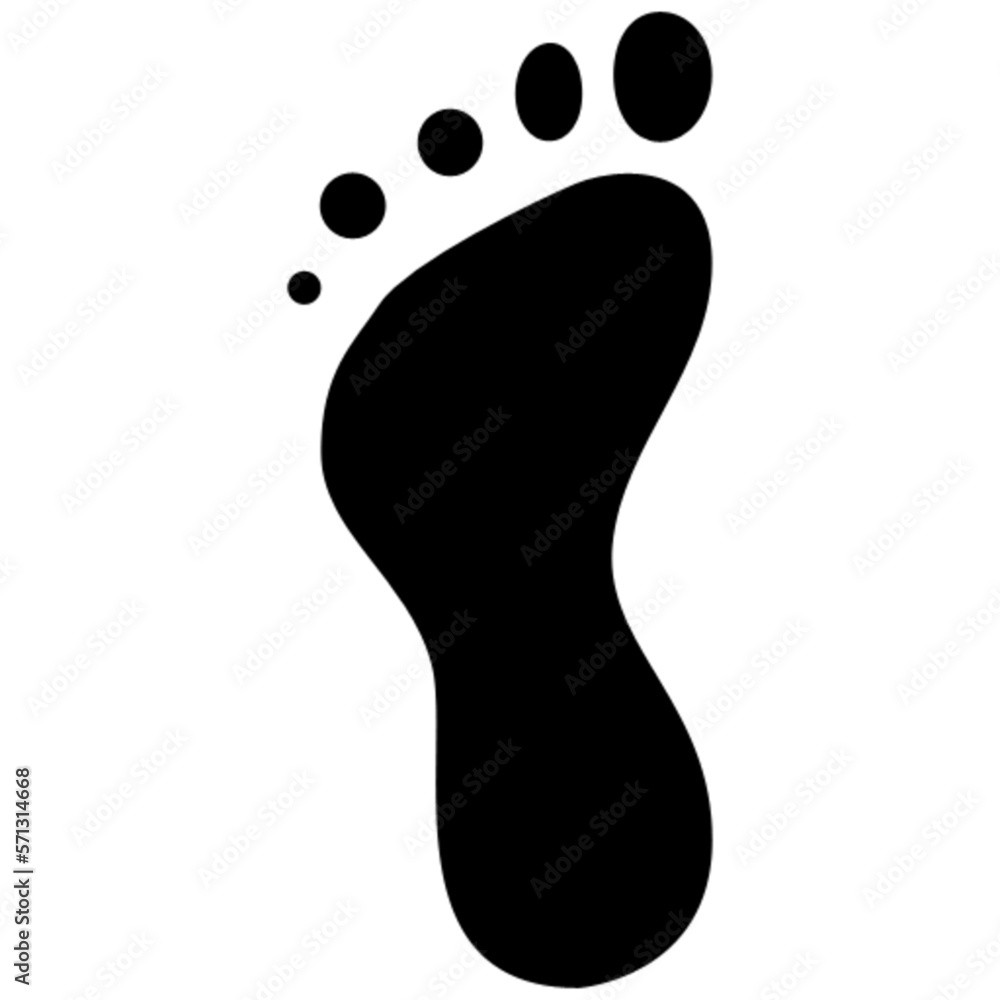 foot print vector, icon, symbol, logo, clipart, isolated. vector illustration. vector illustration isolated on white background. foot print vector, icon, symbol, logo, clipart, isolated. vector illustration. vector illustration isolated on white background.