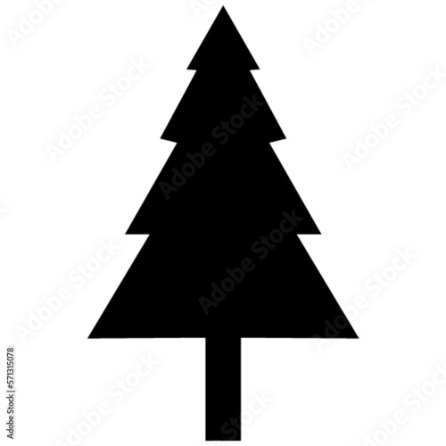 pine tree vector, icon, symbol, logo, clipart, isolated. vector illustration. vector illustration isolated on white background.
