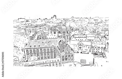 Photography Building view with landmark of  Poznan Poland