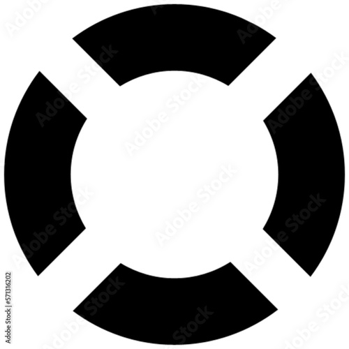 lifebuoy vector icon symbol logo clipart isolated. vector illustration. vector illustration isolated on white background.