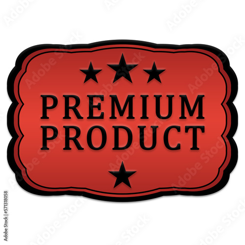Premium product label