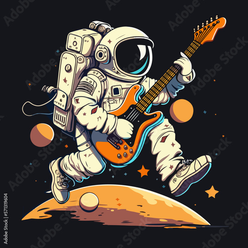 Astronaut i need more space vector t-shirt design