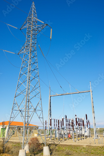 Electrical substation for energy distribution