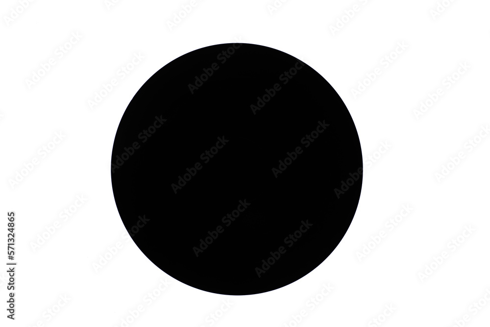 abstract geometric black circle isolated on white background abstract geometric black circle isolated on white background