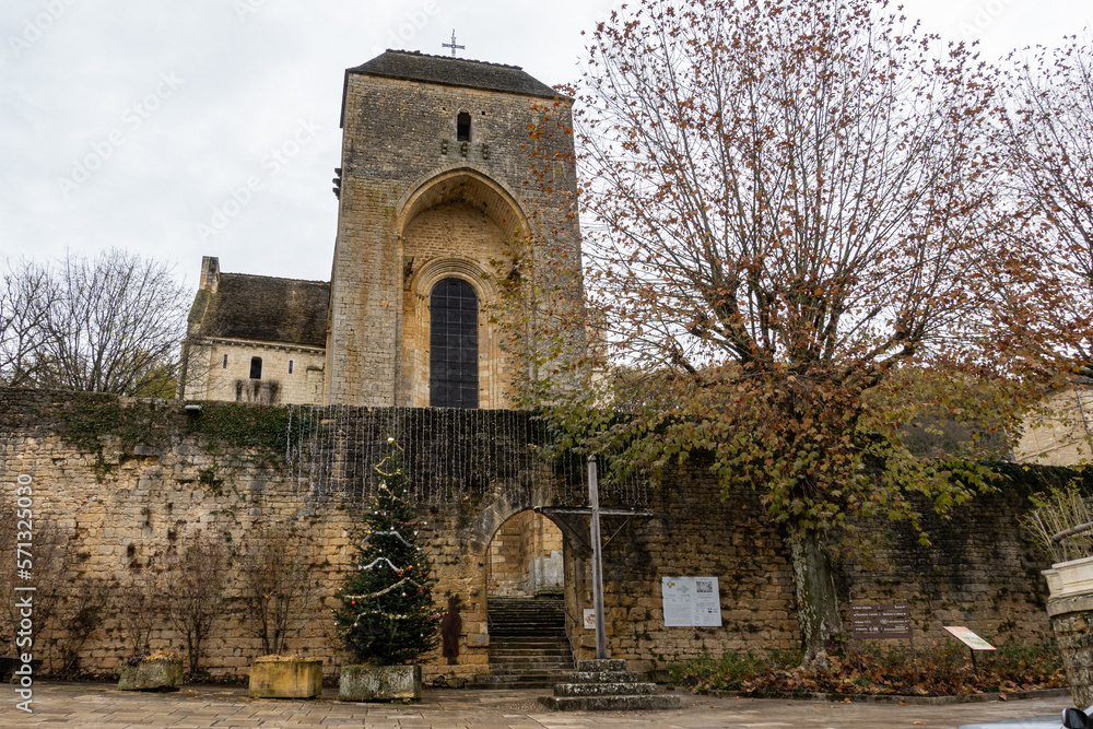 Saint Amand de coli is old medieval town, Perigord Noir in Dordogne, France.
