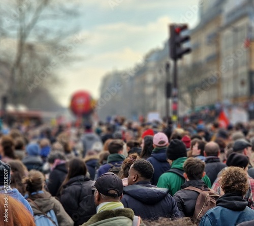 Manifestation grève contre la réforme des retraites à Paris 