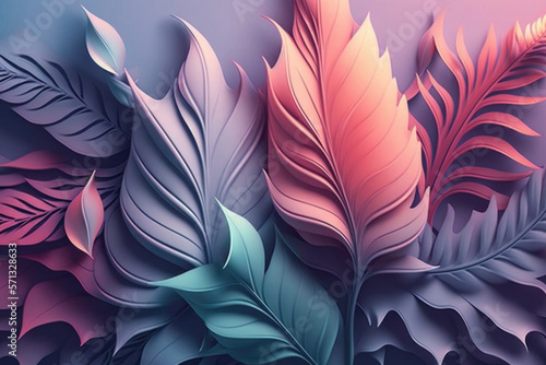 Abstract colorful background. Generative AI
