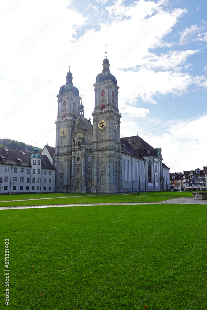 The Cathedral of Saint Gall Monastery, Switzerland