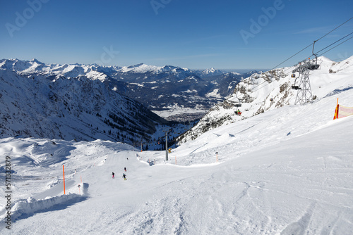 nebelhorn skiing to oberstdorf
